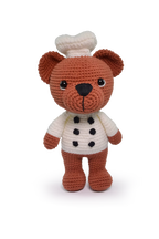 Circulo Amigurumi  Kit Cuddly Teddy Bears Collection: Chef Toby