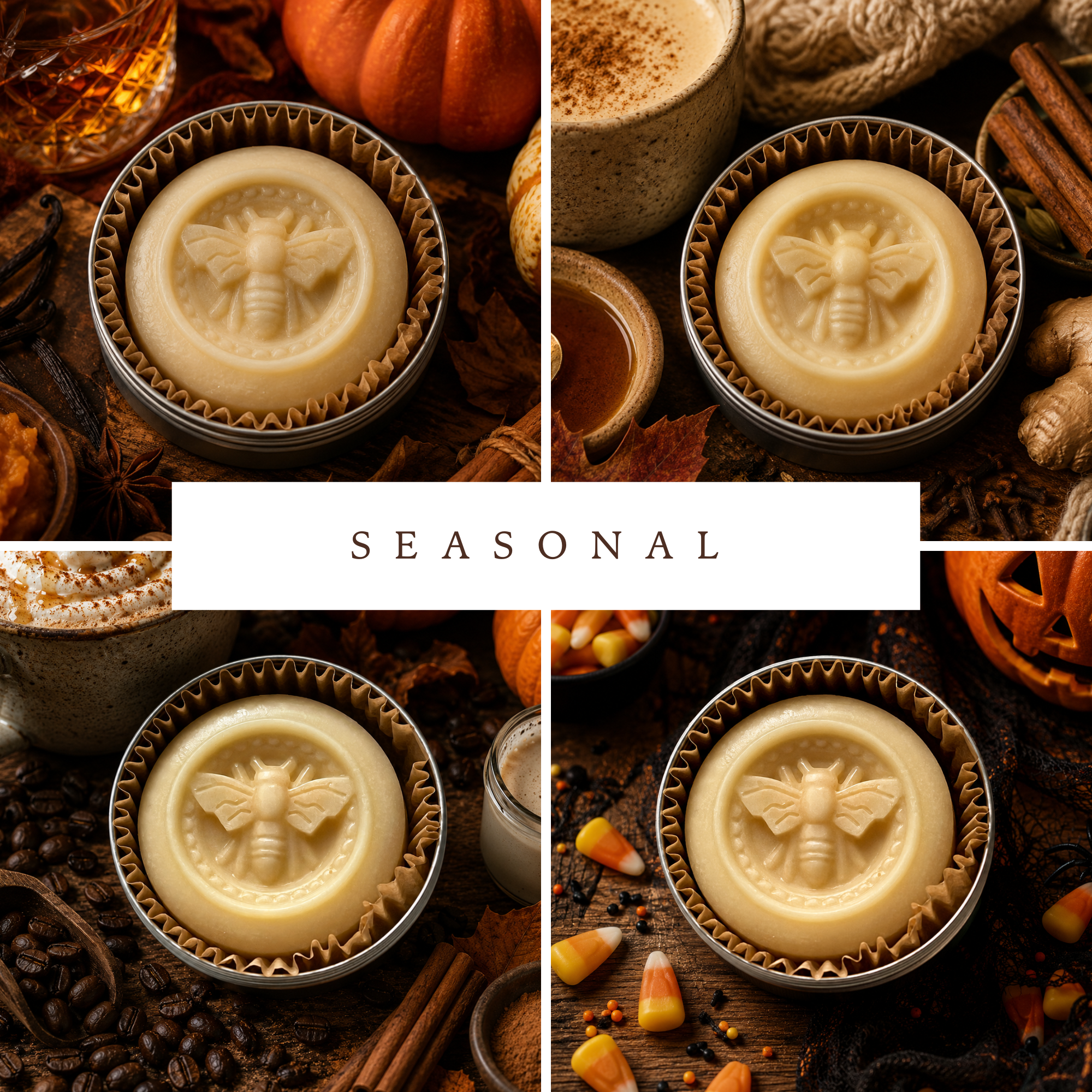 Hive and Holler Solid Lotion Bar - Seasonal Fall