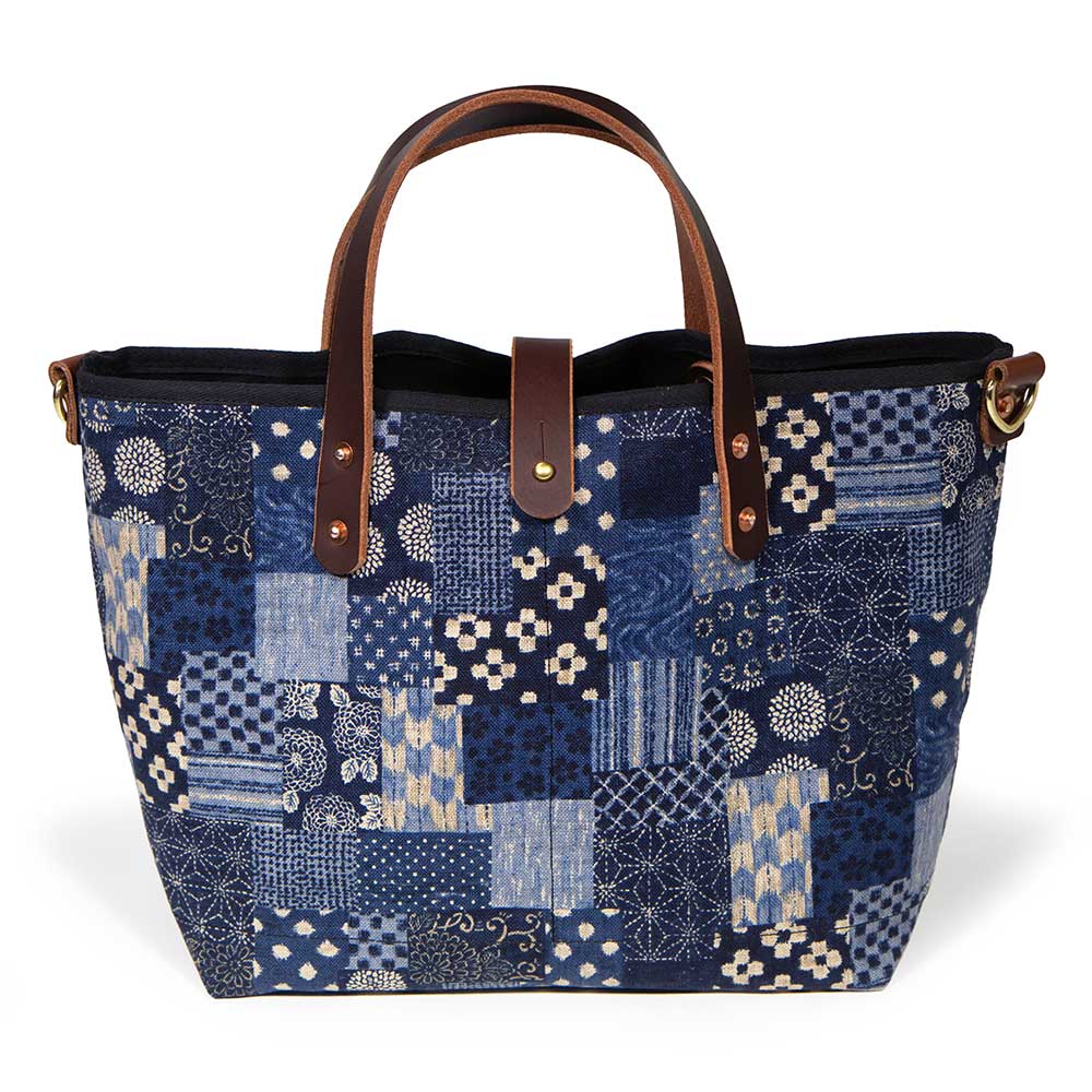 Japanese Indigo Patchwork Mini Tote | General Knot & Co