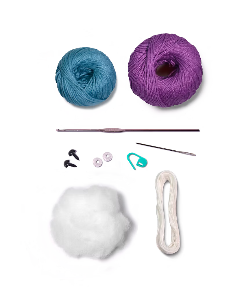 Circulo Amigurumi Kit Baby Dinos Collection - Baby Stegosaurus