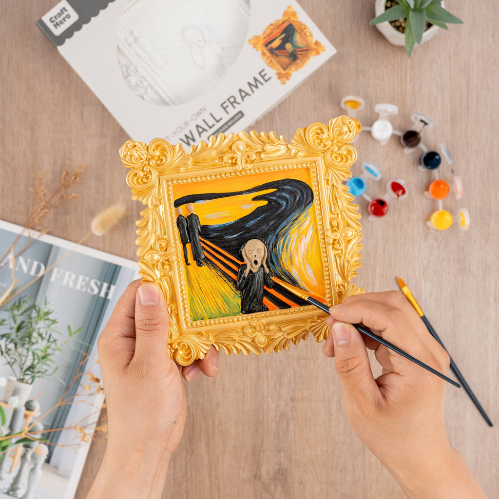 The Scream- Muddies™ 3D Wall Frame Painting Kit