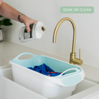 Strucket 19L Interlocking Strainer Bucket | Soak, Strain & Drain Hands-Free