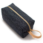 Indigo Chalk Stripe Project Clutch | General Knot & Co