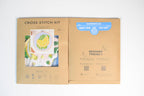 Lemon & Monstera Cross Stitch Kit