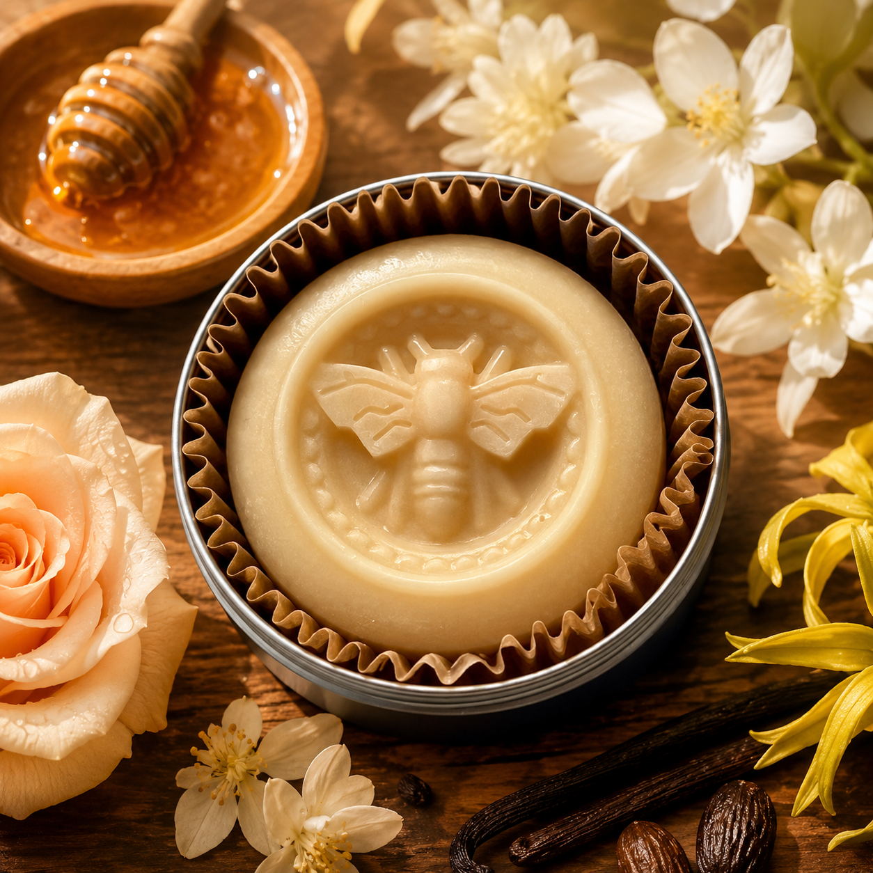 Hive and Holler Wild Honey Solid Lotion Bar