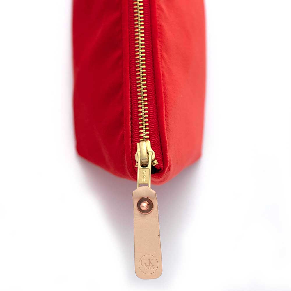 Velvet Project Clutch Cherry Red | General Knot & Co
