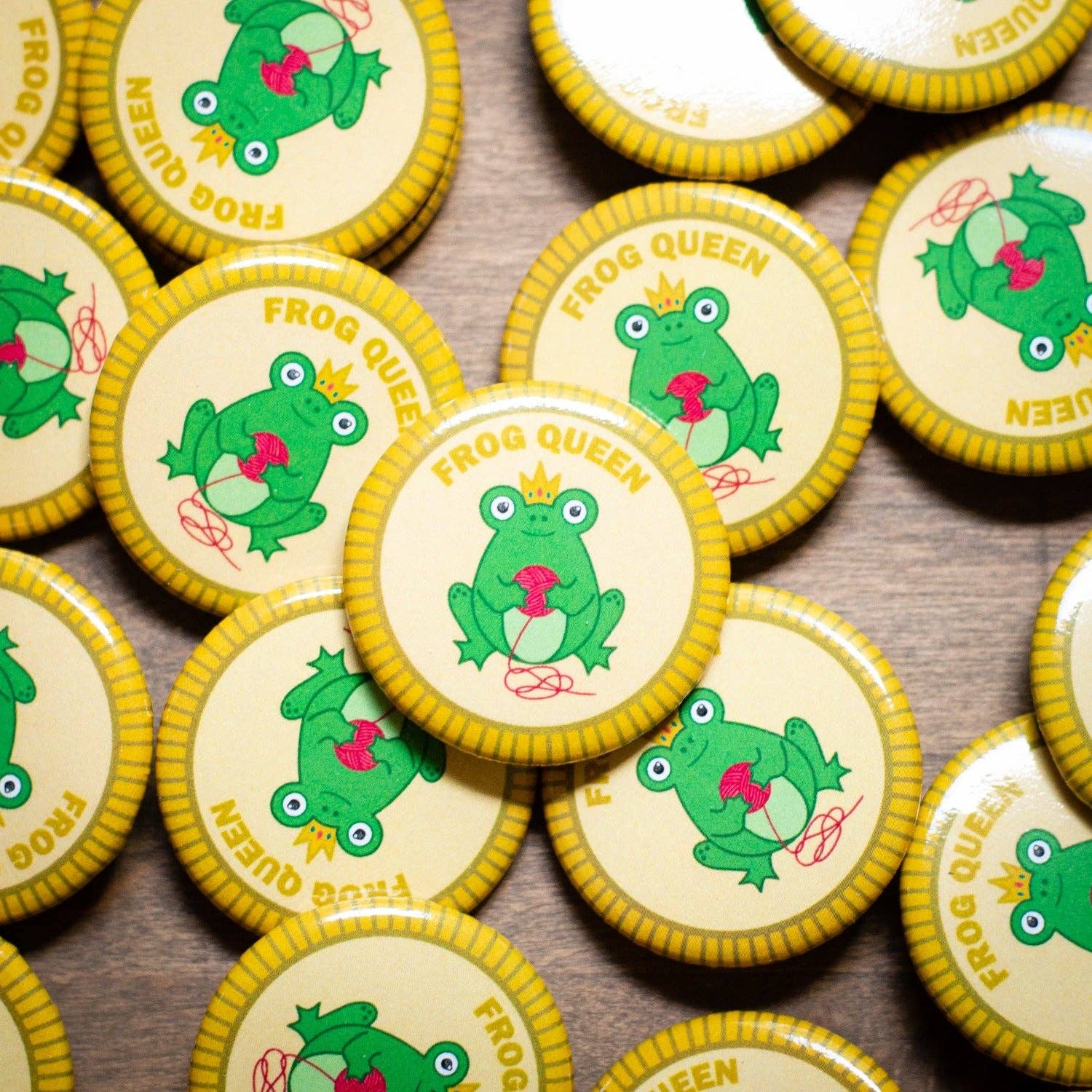 Frog Queen Knitting Merit Badge