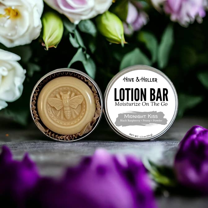 Hive and Holler Midnight Kiss Solid Lotion Bar