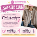 Craftique Studio Sweater Club- Our First Project: Novice Cardigan by PetiteKnit