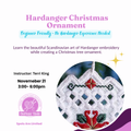 Christmas Hardanger Embroidery with Terri King