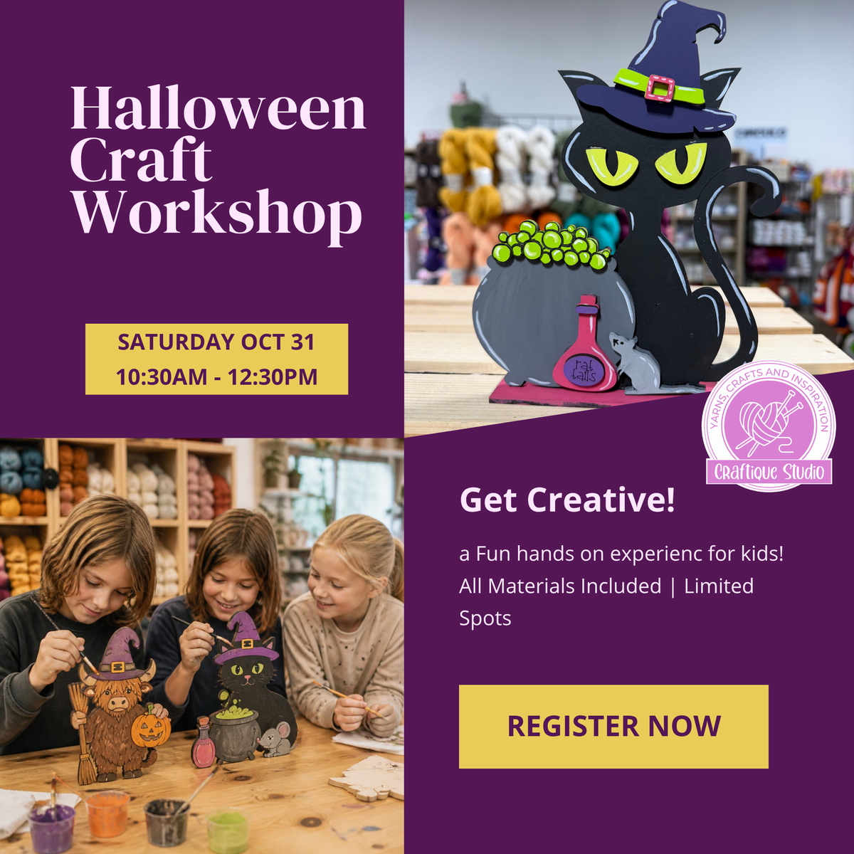Kids' Halloween Craft Workshop