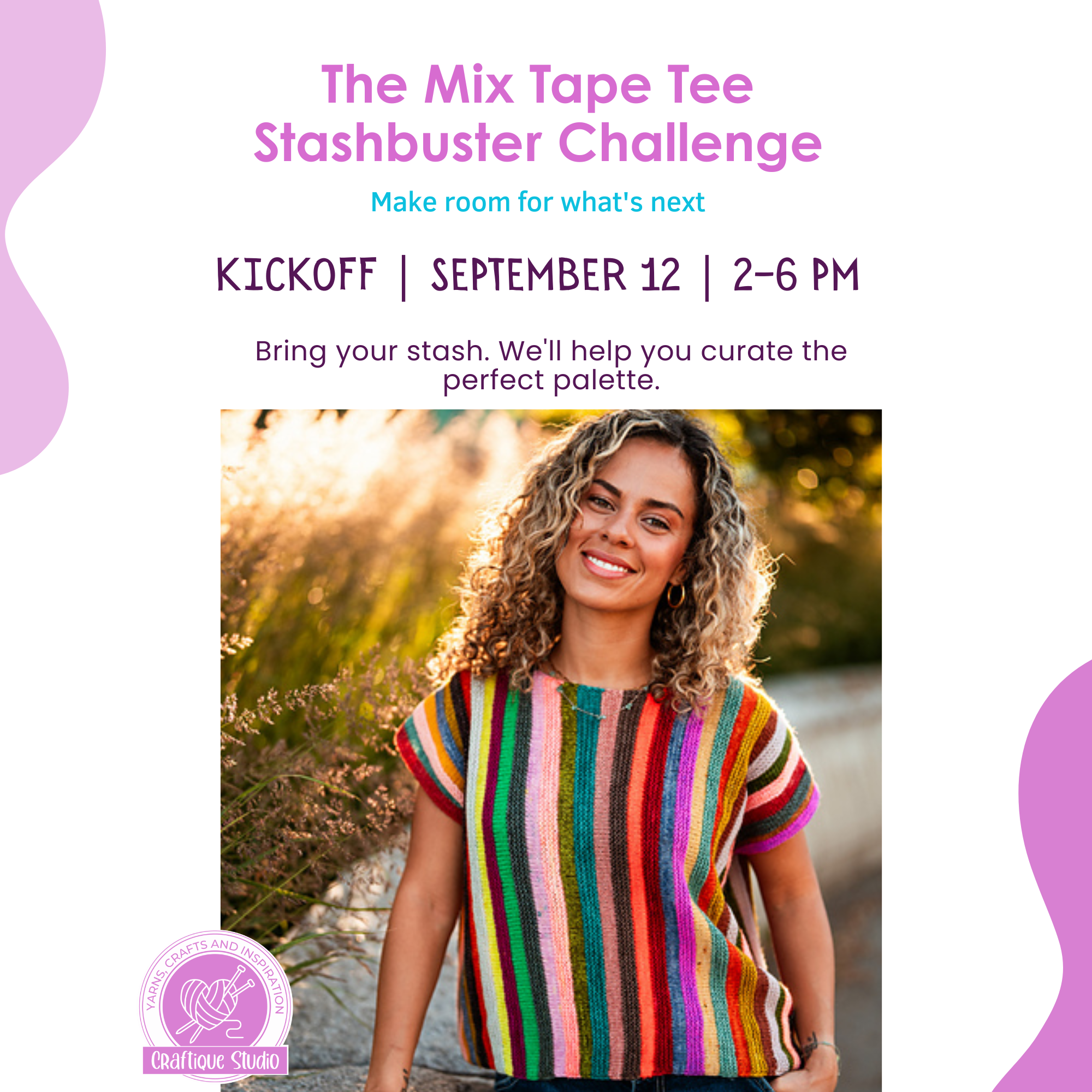 Mix Tape Tee Color Curation Consultation | FREE • 15 Minutes | Saturday, September 12 | 2:00–6:00 PM