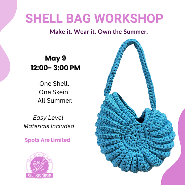 Shell Bag Workshop- Crochet