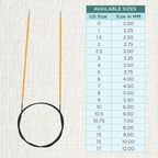 Knit Pro Zing Fixes Circular Needles 32"