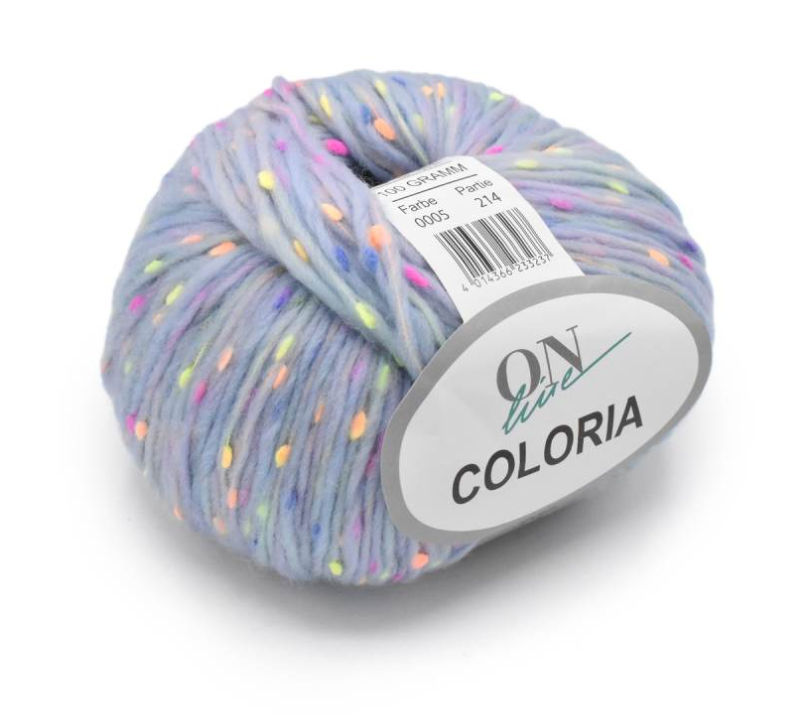 ONline Garne Coloria Novelty Yarn | Colorful Nub Texture