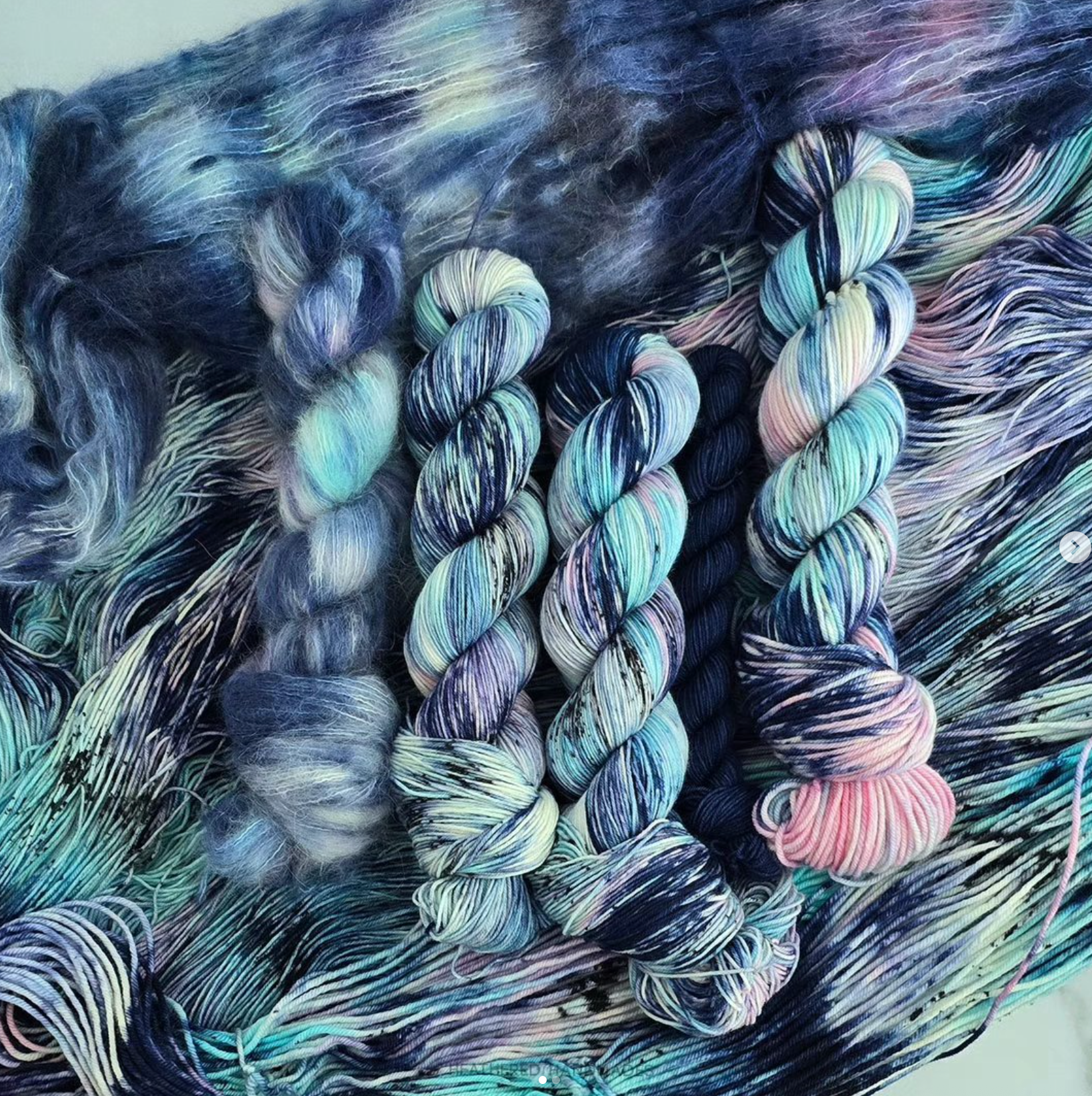 Heathered Handmades Hand Dyed Standard Sock