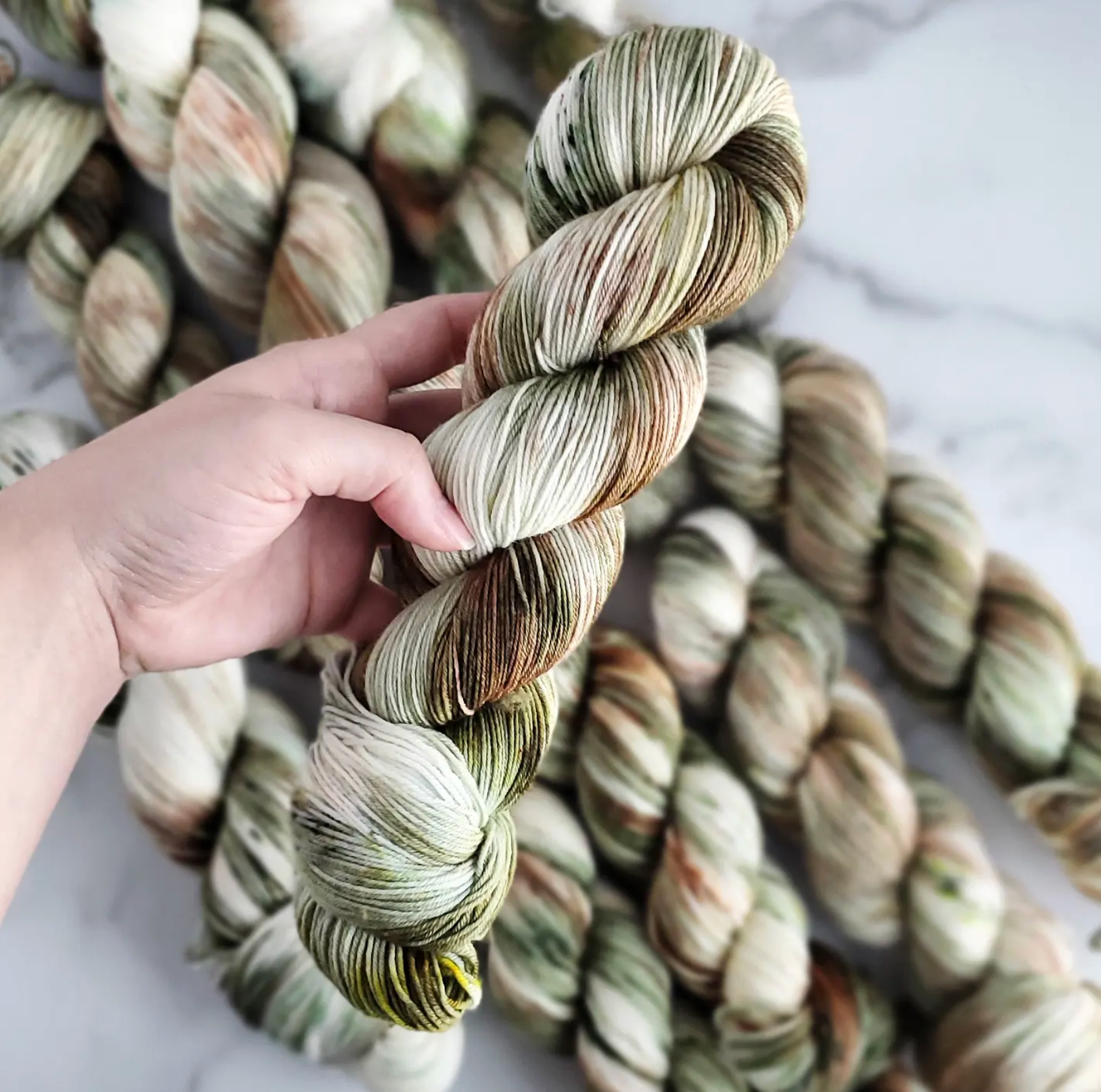 Heathered Handmades Hand Dyed Standard Sock