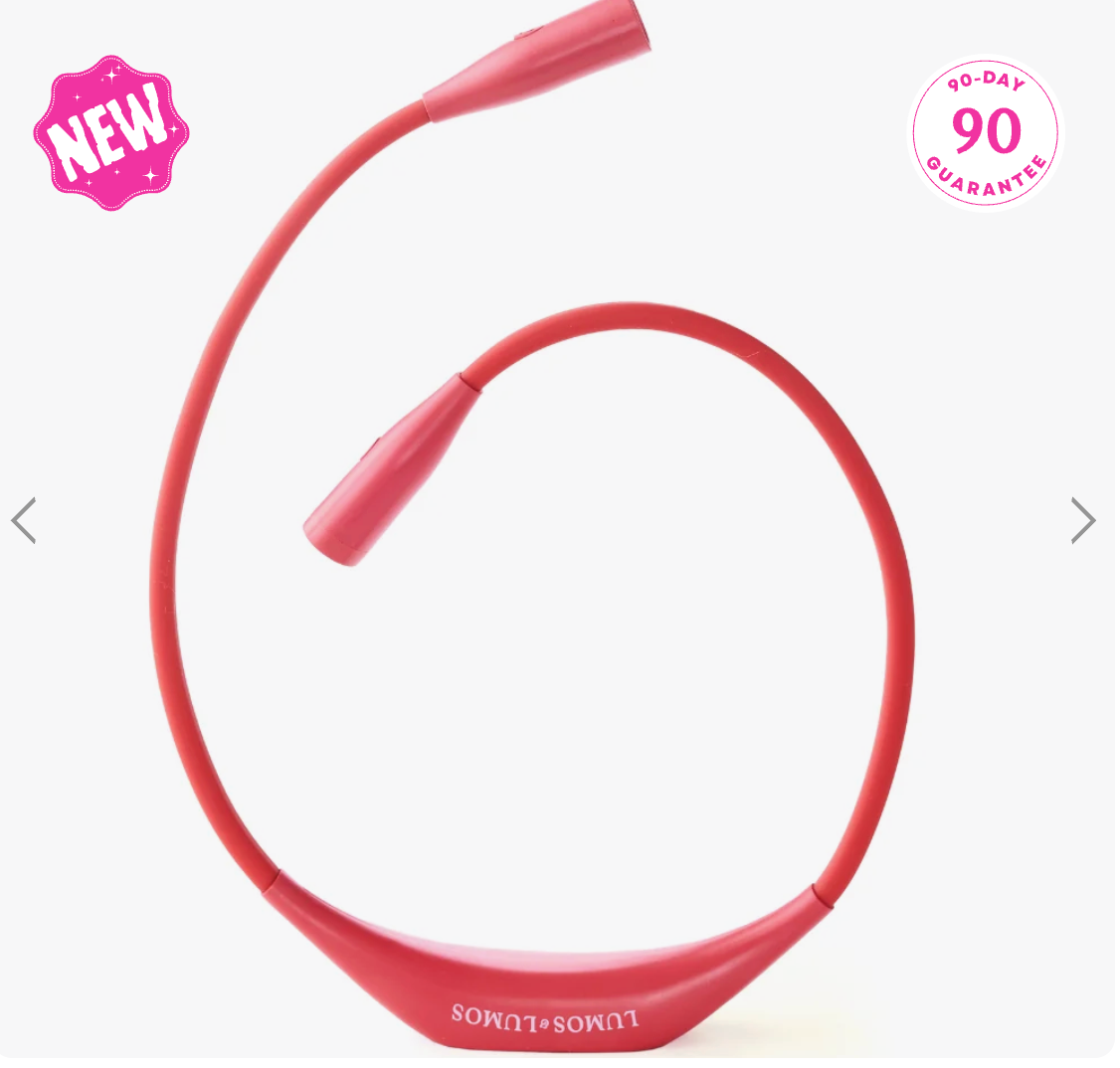Lumos Knitting Light – Hands-Free Neck Light for Crafters