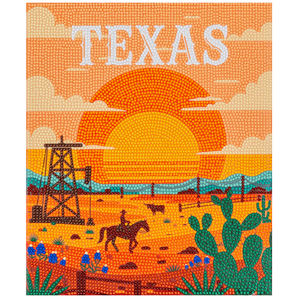 PixelPop™ Diamond Art — Reset - States Series - Texas