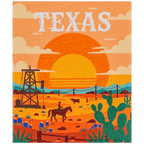 PixelPop™ Diamond Art — Reset - States Series - Texas