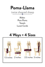 Twice Sheared Sheep Poma-Llama Pom Pom, Tassel, and Lucet Cord Maker