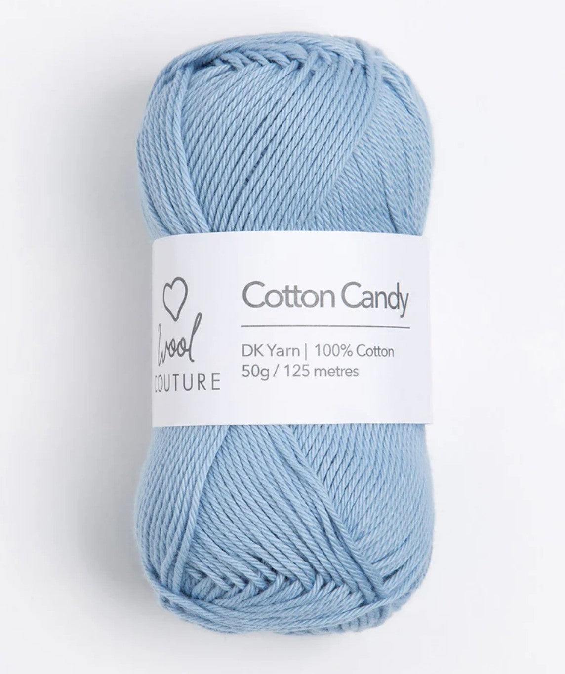 Wool Couture Co. Cotton Candy Yarn 50g Ball | 100% Cotton