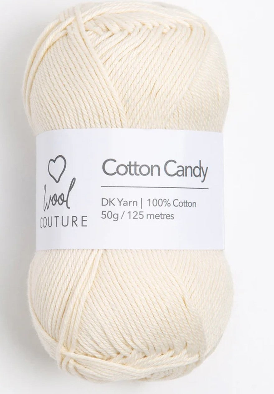 Wool Couture Co. Cotton Candy Yarn 50g Ball | 100% Cotton