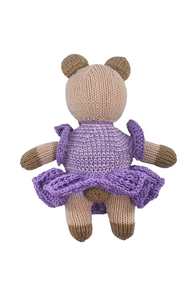 Círculo Amigurumi Knitted Teddy Bear – Ballerina