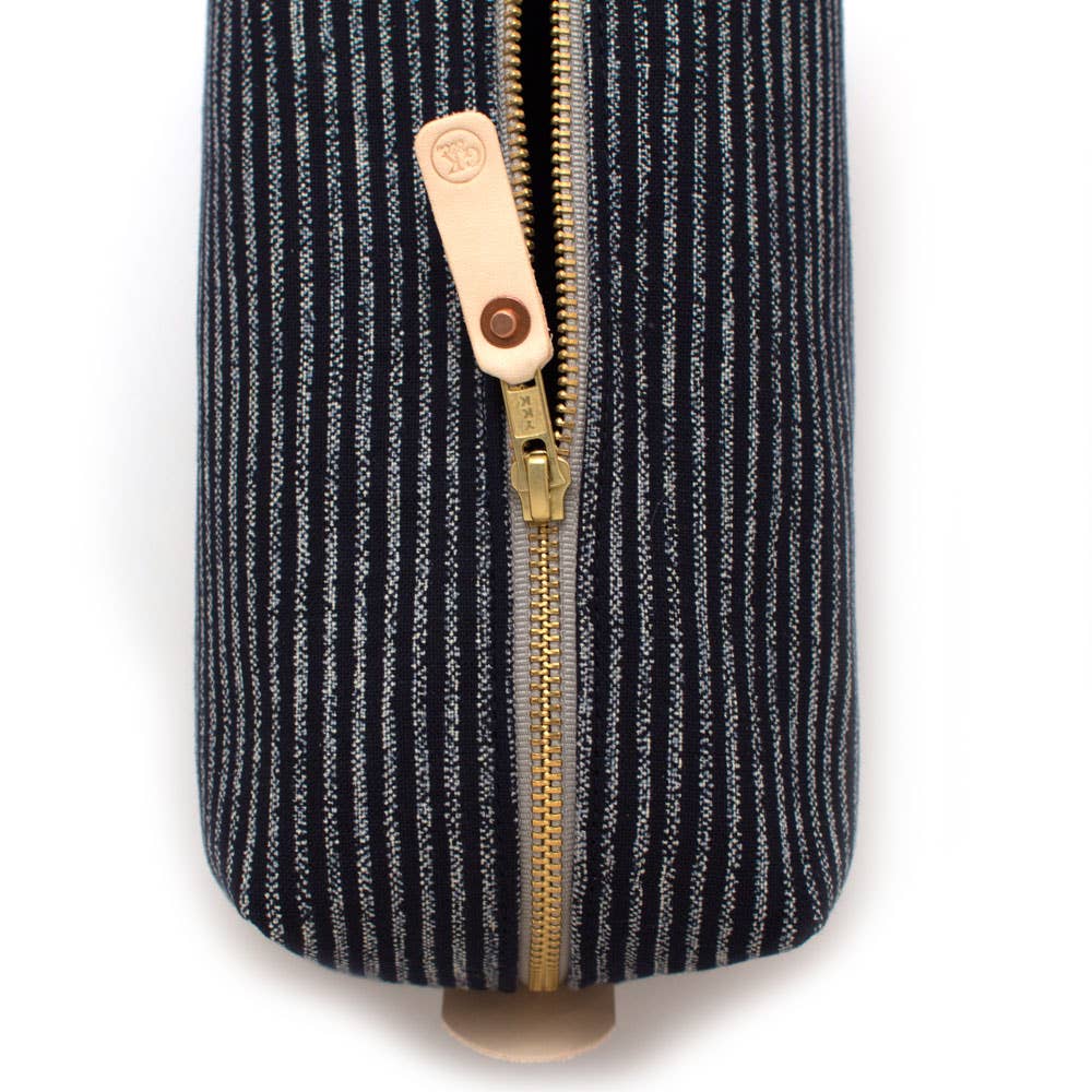 Indigo Chalk Stripe Project Clutch | General Knot & Co