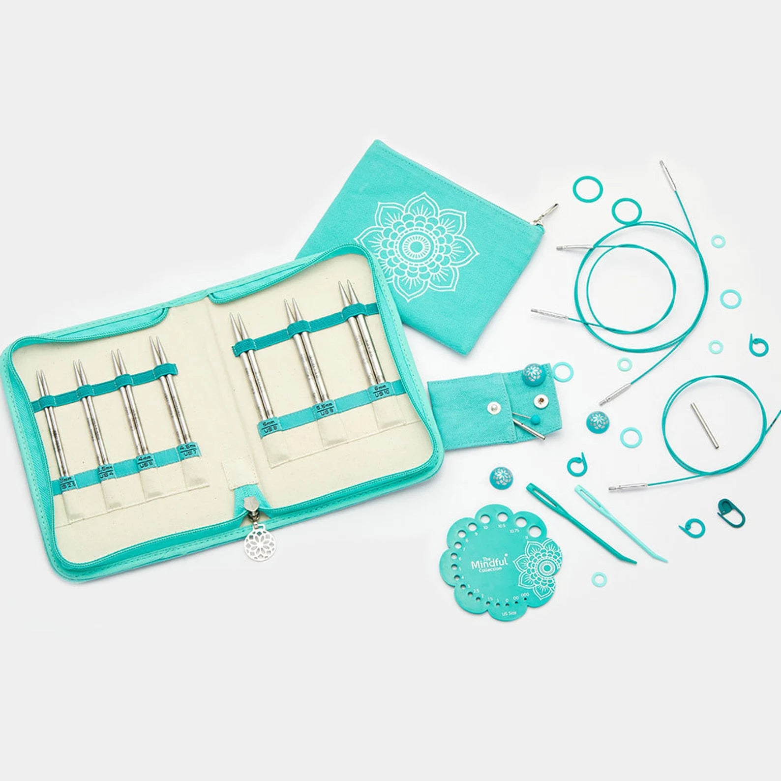 KnitPro Mindful Believe Interchangeable Circular Knitting Needle Set (US2.5-US10)