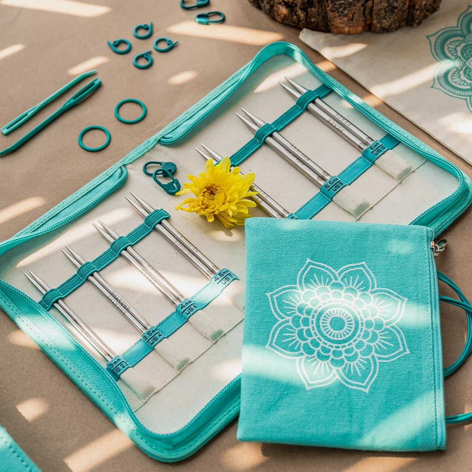 KnitPro Mindful Believe Interchangeable Circular Knitting Needle Set (US2.5-US10)