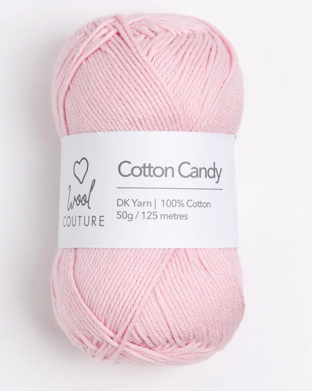 Wool Couture Co. Cotton Candy Yarn 50g Ball | 100% Cotton