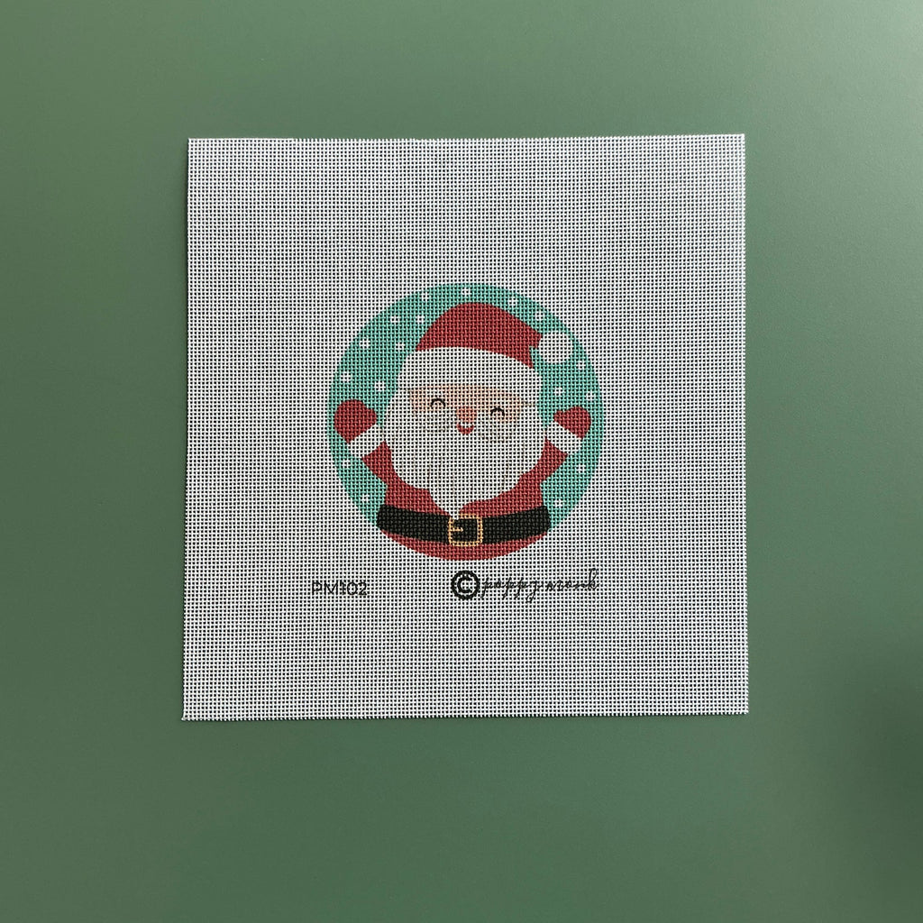 Poppy Monk Needlepoint Canvas – 18 Mesh
